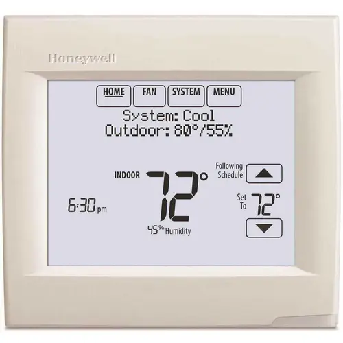 7-Day Smart Programmable Thermostat White