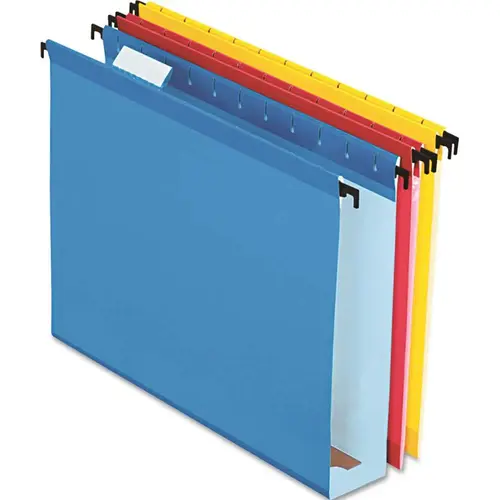 Esselte Pendaflex Corp. 10133000 PENDAFLEX HANGING FILE FOLDERS, LETTER, ASSORTED, TWO INCH EXPANSION