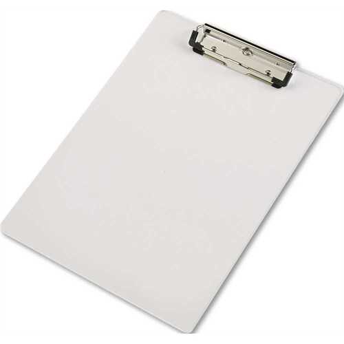 ACRYLIC CLIPBOARD, 1/2 IN. CAPACITY, HOLDS 8-1/2W X 12H, CLEAR