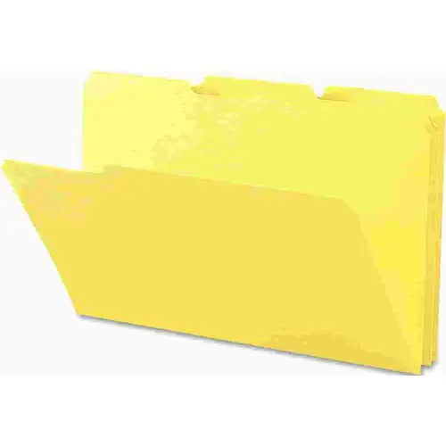 SMEAD MANUFACTURING COMPANY 10126611 FILE FOLDERS, 1/3 CUT TOP TAB, LEGAL, YELLOW