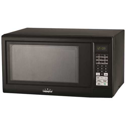 1.1 cu. ft. Countertop Microwave in Black with Electronic Touch Controls