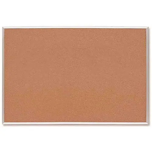 Sparco LLR19765 36 in. x 48 in. Bulletin Board with Warp Resistant Surface and Brown