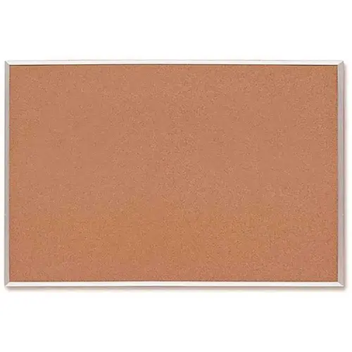 18 in. x 24 in. Bulletin Board with Warp Resistant Surface and Silver