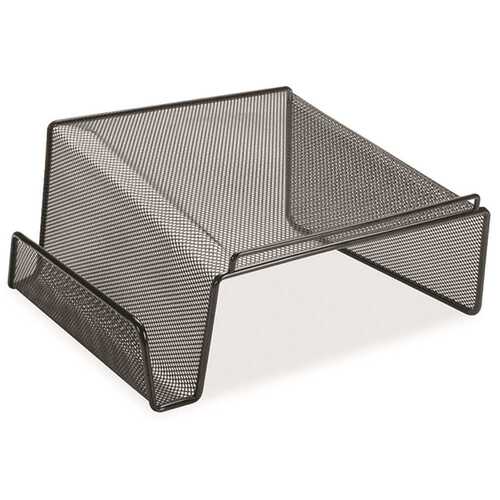 ANGLED HEIGHT PHONE STAND, BLACK MESH, 11-1/8X10-1/8X5-1/4 IN