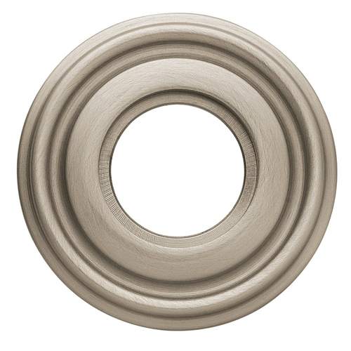 Single 2" Passage Rose Lifetime Satin Nickel Finish