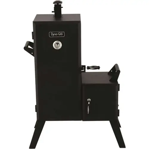 36 in. Vertical Off-Set Charcoal Smoker Black