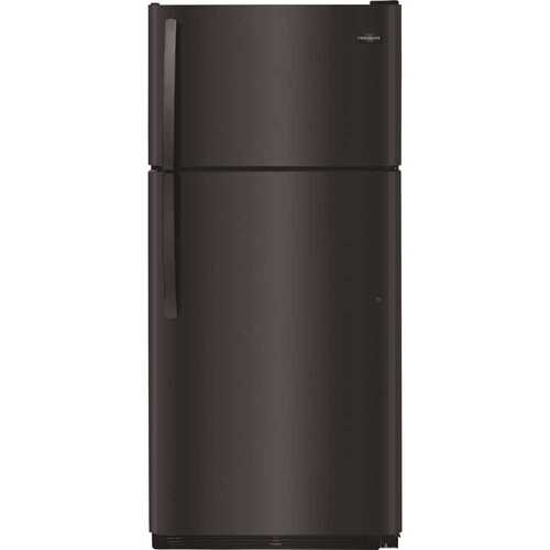 18 cu. ft. Top Freezer Refrigerator in Black