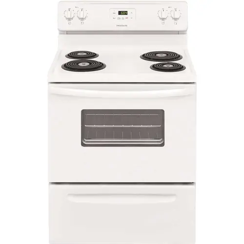 30 in. 4.8 cu. ft. Electric Range in White