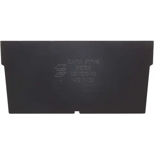 Divider to Use with Economy 4 in. Shelf Bin Black