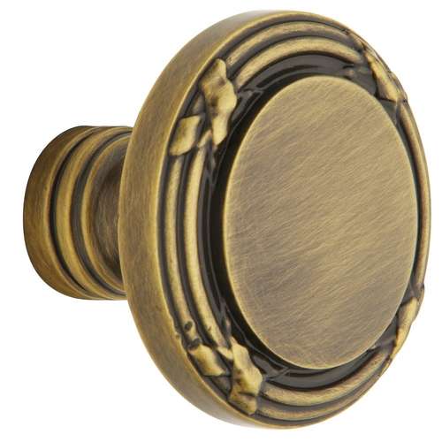 Pair 5013 Knob Less Rose Antique Brass Finish