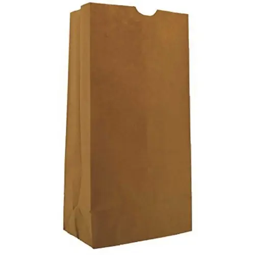 Duro 71020 Extra Heavy-Duty Bulwark SOS Grocery Bags 8-1/4 in. x 5-5/16 in. x 16-1/8 in. Kraft Virgin Paper (400 per Bundle) Brown