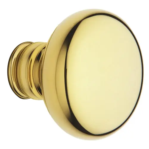 Single 5015 Knob Less Rose Unlacquered Brass Finish