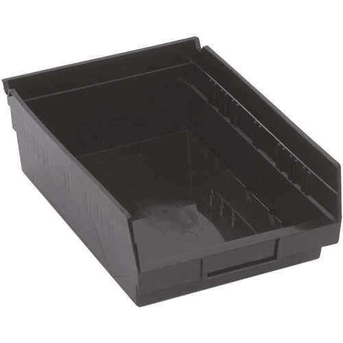 2.3 Qt. Economy Shelf Bin in Black