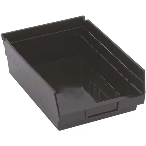 2.3 Qt. Economy Shelf Bin Black