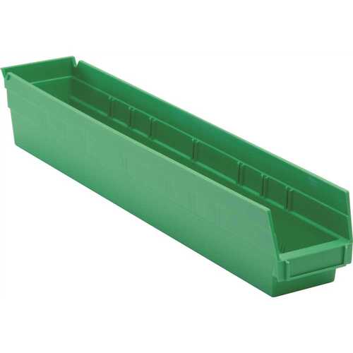 3.4 Qt. Economy Shelf Bin in Green