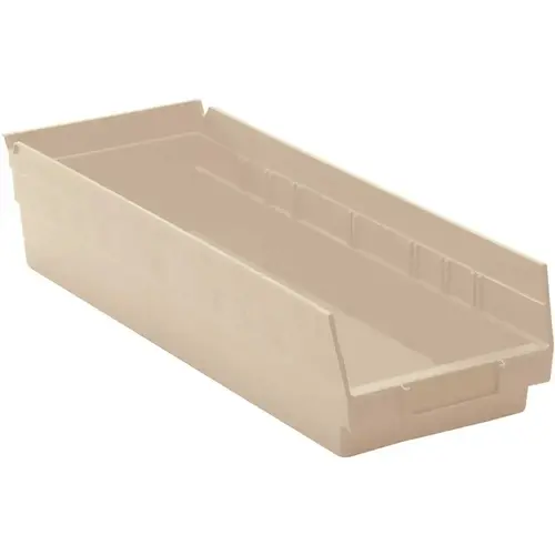 3 Qt. Economy Shelf Bin in Ivory