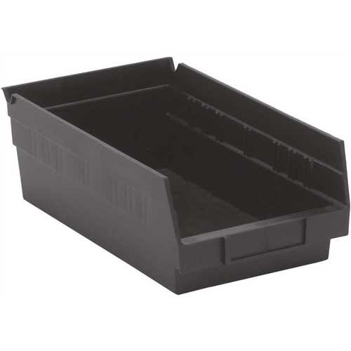 2.2 Qt. Economy Shelf Bin Black