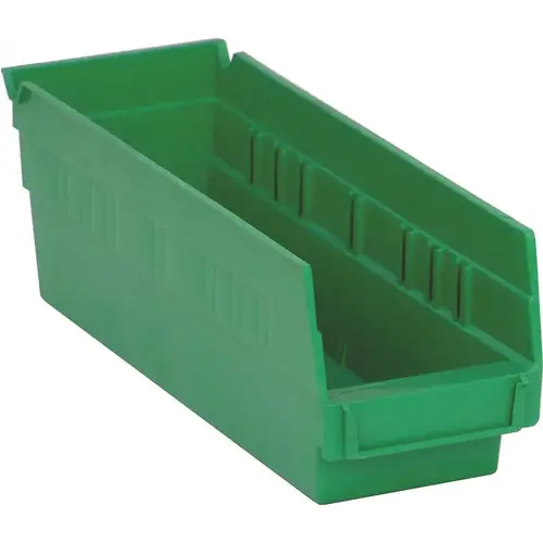 1.4 Qt. Economy Shelf Bin in Green