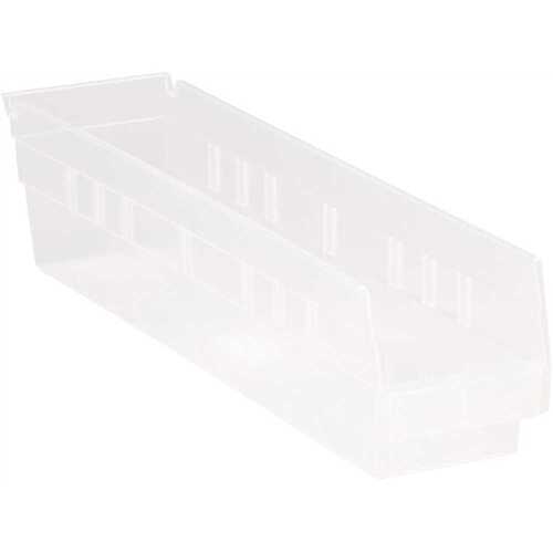 2.1 Qt. Economy Shelf Bin in Clear