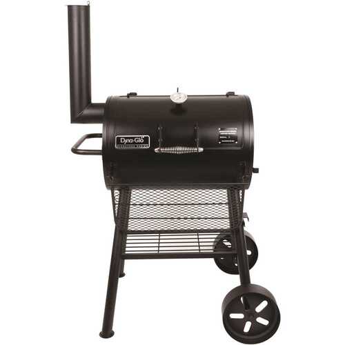 Dyna-Glo DGSS443CB-D Signature Heavy-Duty Compact Barrel Charcoal Grill in Black