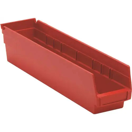 2.1 Qt. Economy Shelf Bin in Red