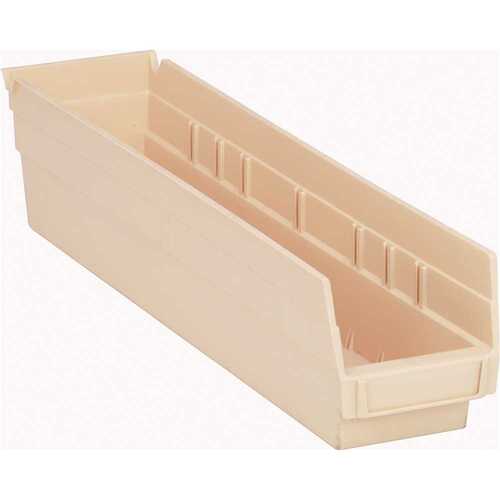 2.1 Qt. Economy Shelf Bin in Ivory