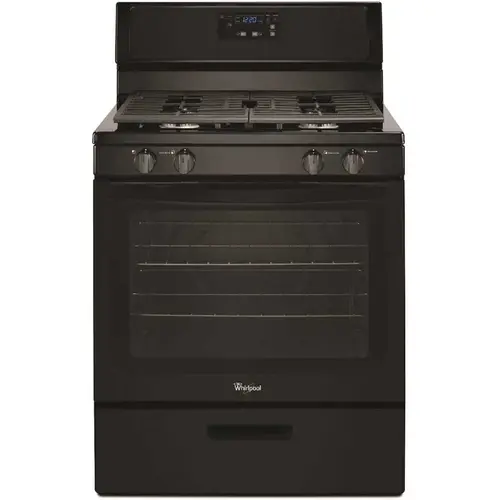 5.1 cu. ft. Gas Range in Black