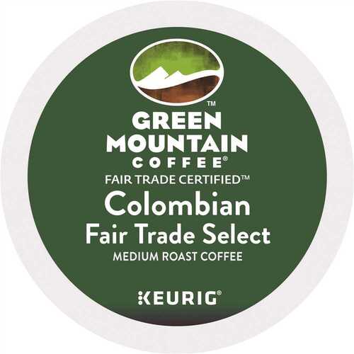 GREEN MOUNTAIN COFFEE ROASTERS GMT6003 Colombian Fair Trade Select Coffee K-Cups