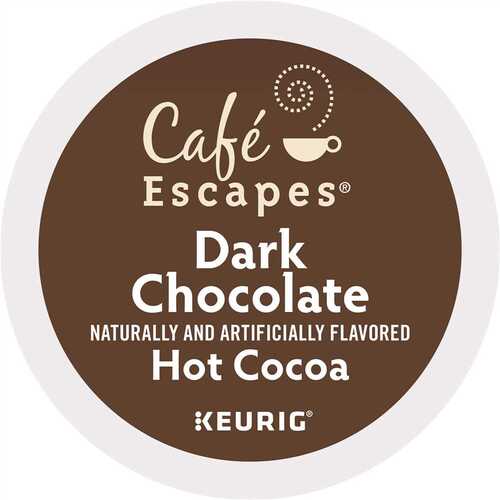 Cafe Escapes Dark Chocolate Hot Cocoa K-Cups