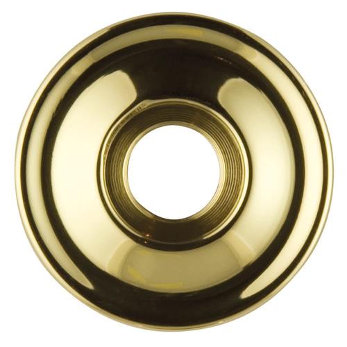 Single 2-1/4" Passage Rose Unlacquered Brass Finish