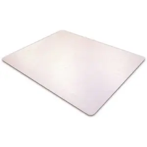 Cleartex FLRPF119225EV 48 in. x 36 in. Advantage Mat Phthalate Free PVC Chair Mat for Low Pile Carpet Clear