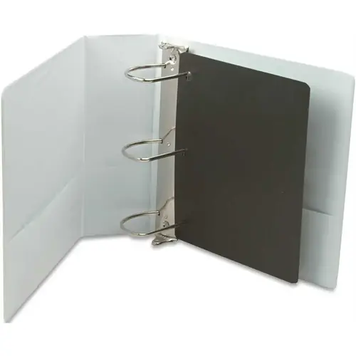 Cardinal Brands, Inc 10154981 VINYL CLEARVUE XTRAVALUE SLANT D-RING PRESENTATION BINDER, 4" CAPACITY, WHITE