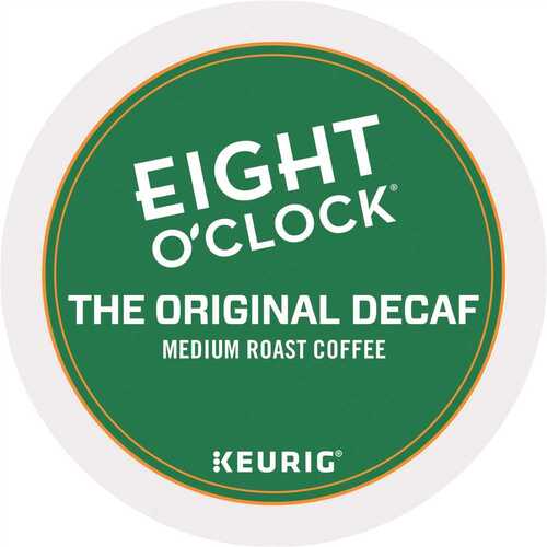 EIGHT O'CLOCK GMT6425 Original Decaf Coffee K-Cups
