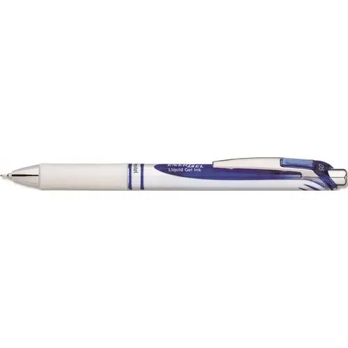 Pentel of America, Ltd 10168138 ENERGEL PEARL ROLLER BALL RETRACTABLE GEL PEN, BLUE INK, 0.5 MM, FINE