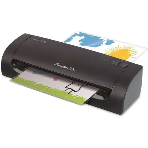 Swingline SWI1703072 Fusion 1000L 9 in. Laminator with 5 Mil Maximum Document Thickness, Black