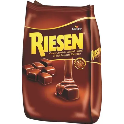 Riesen STK398052 30 oz. Chocolate Caramel Candies Bag