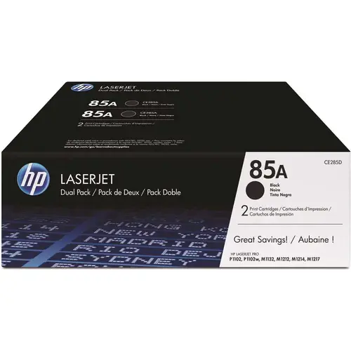 HP HEWCE285D Toner Cartridge 1,600 Page-Yield, Black