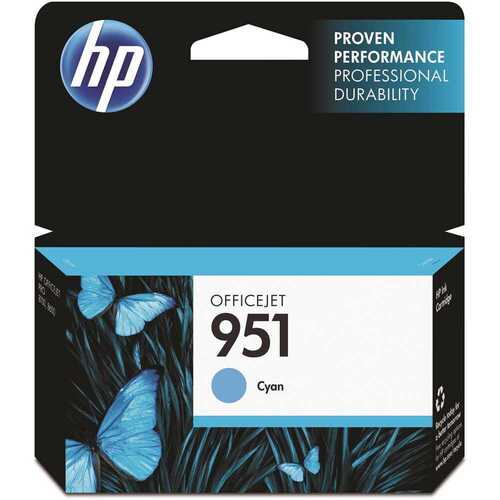 (HP 951) Ink Cartridge 700 Page Yield in Cyan