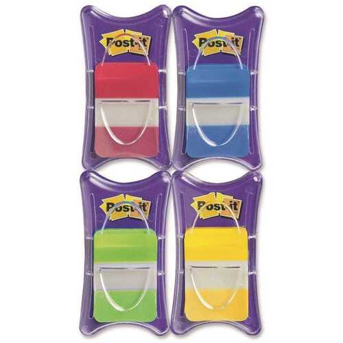 POST-IT MMM686RALY 1 in. x 1-1/2 in. Durable File Tabs, Assorted