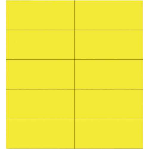Bi-Silque Visual Communication Products Inc 10161444 DRY ERASE MAGNETIC TAPE STRIPS, YELLOW, 2 IN. X 7/8 IN