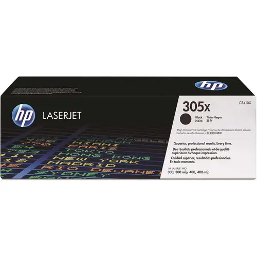 HP HEWCE410X High-Yield Toner 4,000 Page-Yield, Black