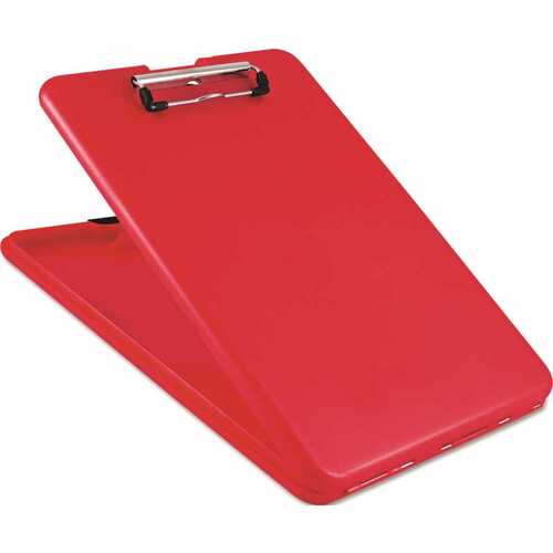 SLIMMATE STORAGE CLIPBOARD, 1/2" CAPACITY, HOLDS 8 1/2W X 12H, RED