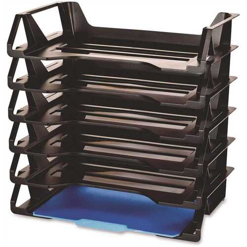 OIC OIC26212 15-1/8 in. x 8-7/8 in. x 15 in. Side Load Recycled Desk Letter Tray