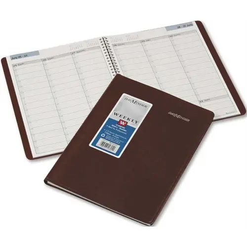 AT-A-GLANCE 10155574 WEEKLY APPOINTMENT BOOK, 15-MINUTE RULING, 8 X 11, BURGUNDY