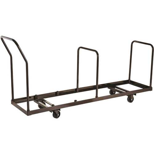 National Public Seating DY-35 1100 lbs. Weight Capacity Folding Chair Dolly for Vertical storage and Transport - 35 Chair Capacity