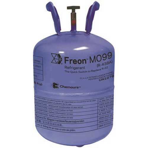 Chemours R-438AX25 Freon MO99 Refrigerant (R-438a), 25 lbs. Disposable Cylinder