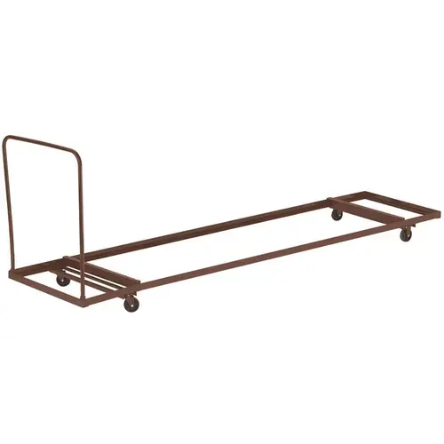 660 lbs. Weight Capacity Folding Table Dolly for Horizontal Storage - Up to 96 in. L Brown