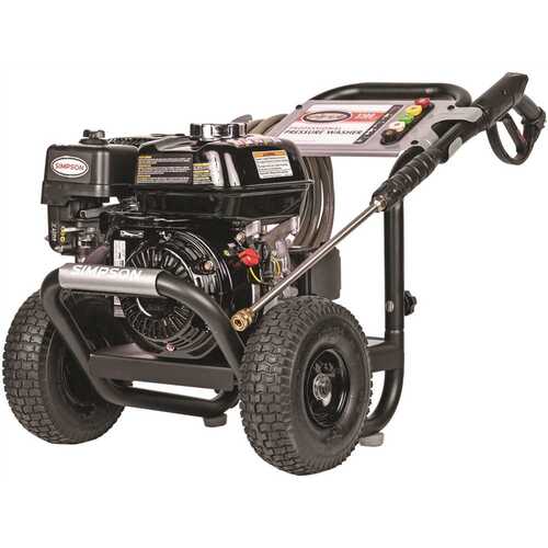 Simpson PS3228-S PowerShot 3300 PSI 2.5 GPM Gas Cold Water Professional Pressure Washer with HONDA GX200 Engine