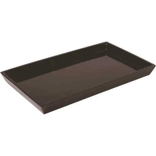 SPA RESIN AMENITY TRAY IN BLACK - pack of 3