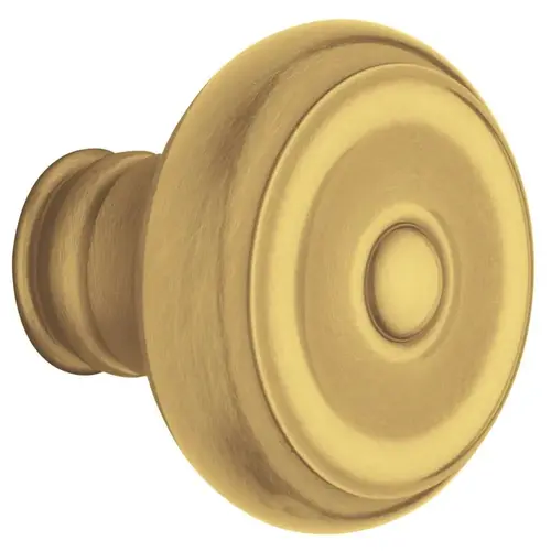 Single 5020 Knob Less Rose Satin Brass With Brown Finish